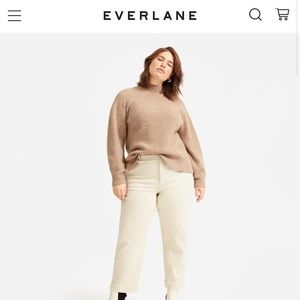 Everlane Straight Leg Crop (Sandstone)